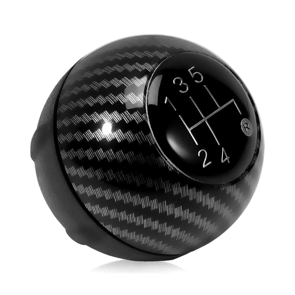 POANBCGY Shift Ball Joint 5 Speed Manual Gear Knob for Fiat 500 2012-2018 Manual Gear Shift Knob