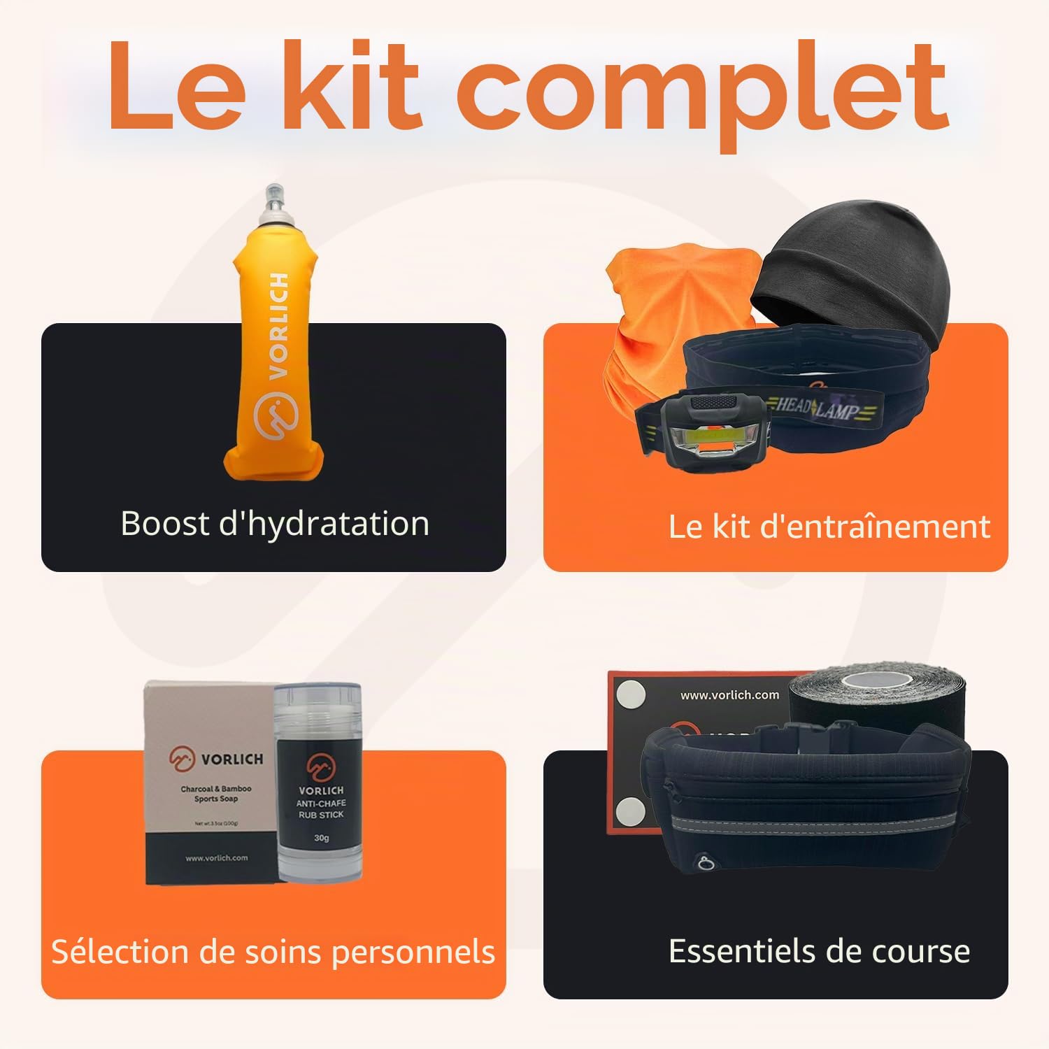 Superbe coffret cadeau cadeal avec 13 articles, cadeaux pour coureurs