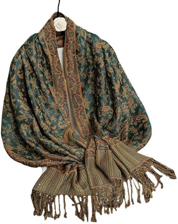 Shawl Wraps for Women Women Scarf Printed Winter Warm Shawl and Wraps Long Jacquard Female Foulard
