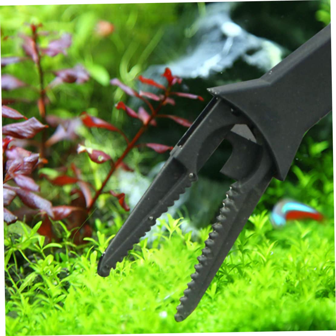 Pinces d'aquarium 50 cm, Pince pour Plantes d'herbe Aquatique à Long Manche et Pince de Nettoyage pour Aquarium