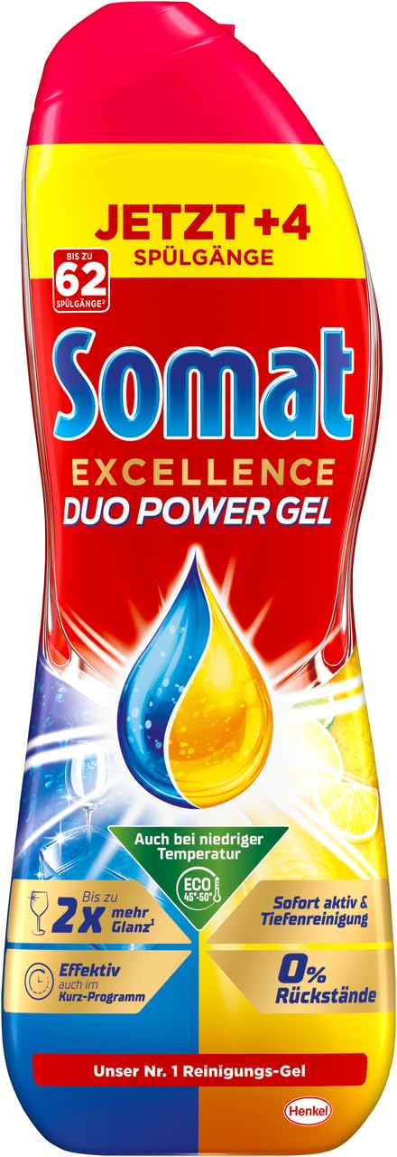 Komplett-Set für strahlendes Geschirr und gepflegte Maschine: SOMAT 3in1 Caps, Duo Power Gel, Spezial-Salz, Klarspüler, Maschinenreiniger & Deo – kraftvoll, Kalkschutz, Glanz und Frische in einem