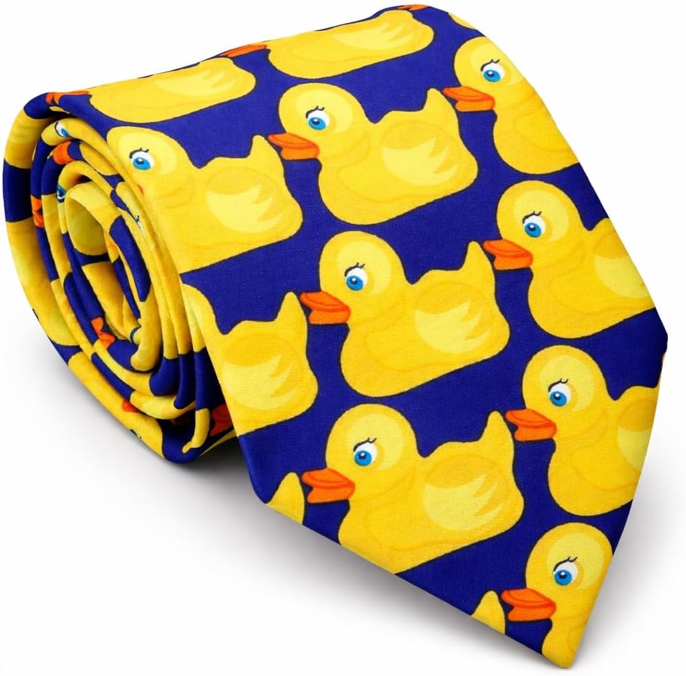 L&L® Duck Tie Marshall Barney Polyester Duck Duckie Necktie How I Met Your Mother UK