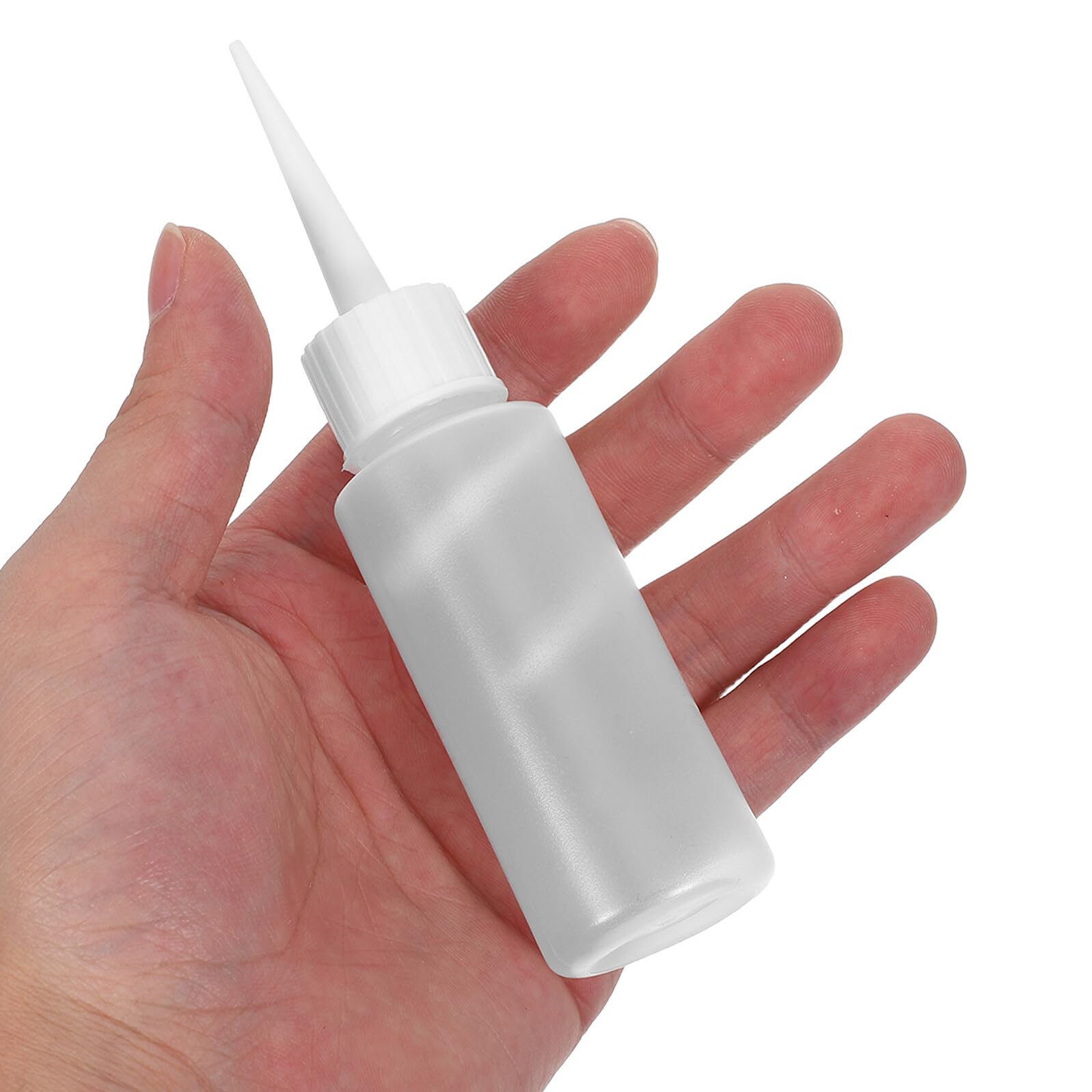 Hohopeti 100 Stück Squeeze Flaschen mit Feiner Düse Transparente Kunststoff-dosierflaschen für Präzises Kleben und Malen Leere Applikatorflaschen für Feine Klebstoffe und Flüssigkeiten
