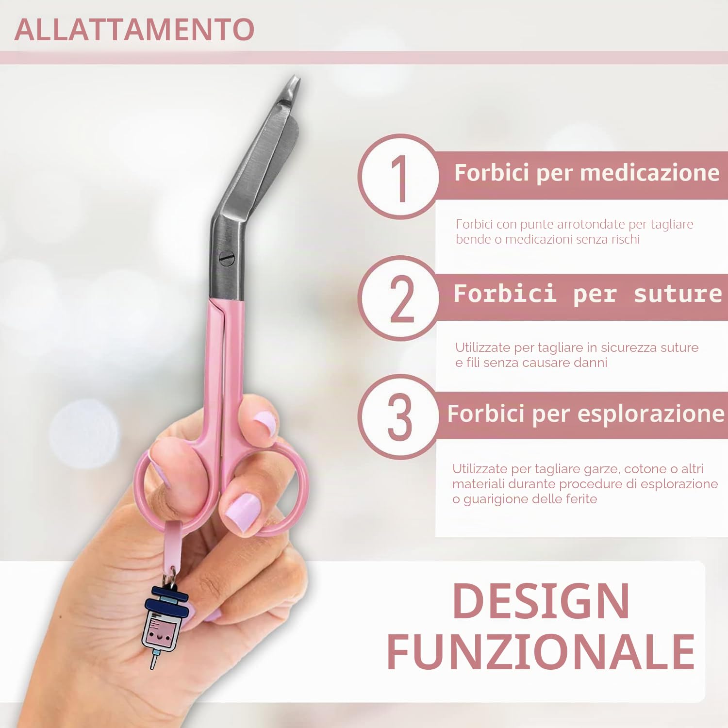 forbici infermiere in Acciaio inossidabile- accessori per lavoro