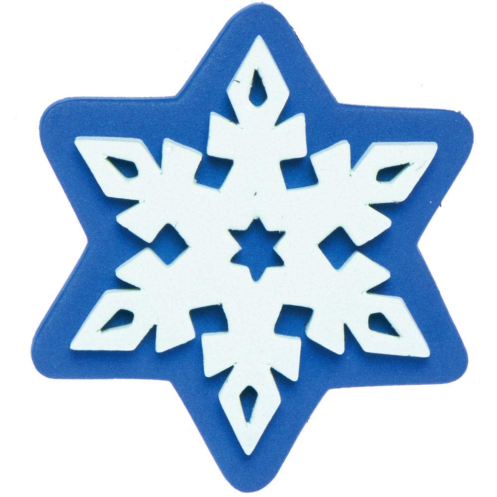 Sottobicchiere personalizzato Natale Fiocchi di neve illuminanti