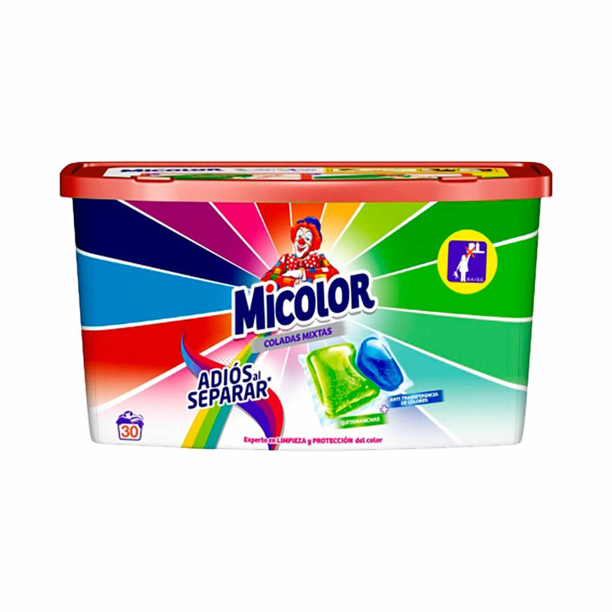 Micolor Detergente en Cápsulas Adiós al Separar - 30 Lavados