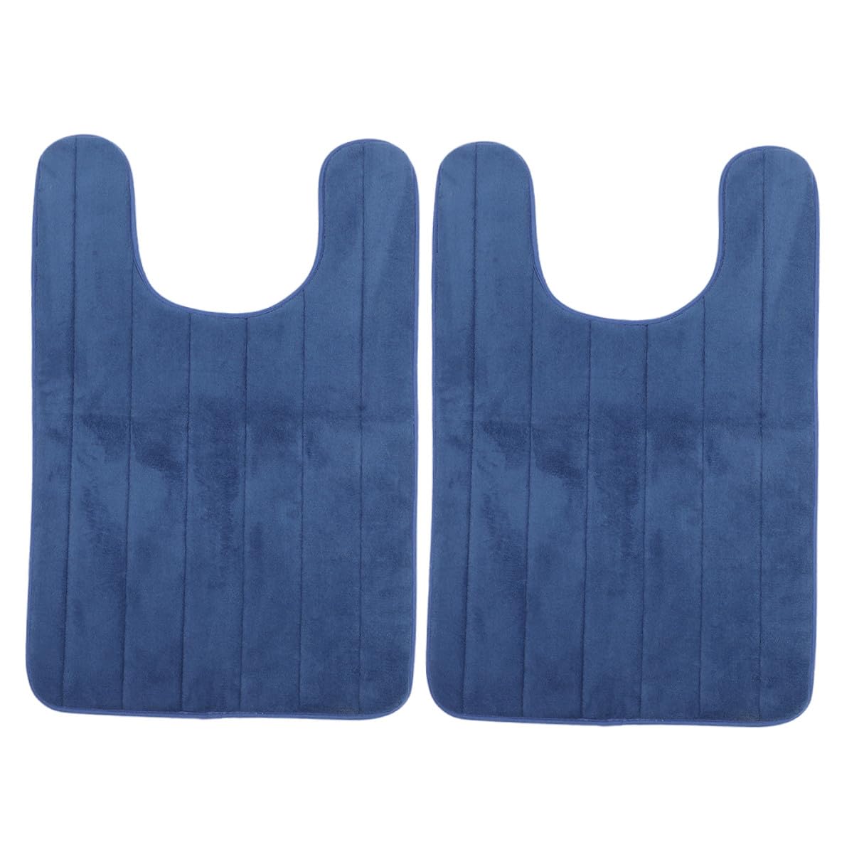 Tapis de toilette antidérapants doux en forme U pour salle de bain