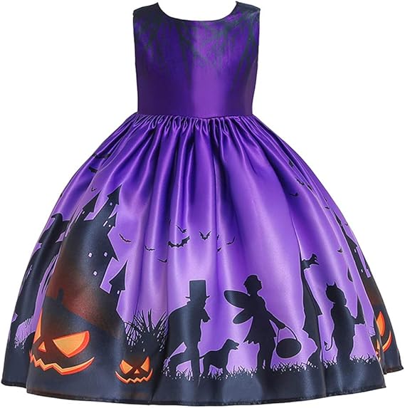 Amazon Co Jp ハロウィン 仮装 子供 Ruji ルジ ドレス 女の子 ワンピース コスプレ 衣装 キッズ 可愛い チュチュドレス ガールズ コスチューム 魔女 プリンセスドレス ブラック100 おもちゃ