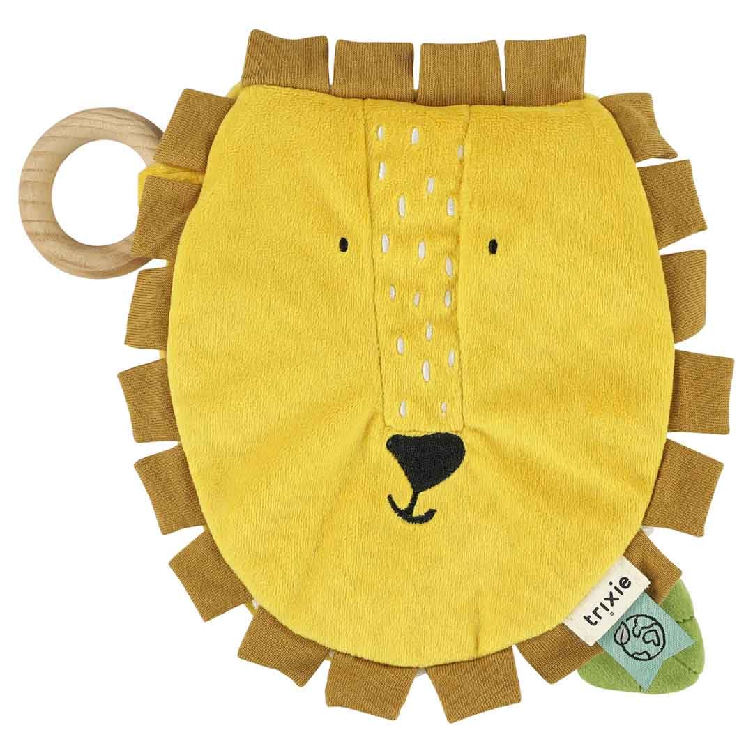 Trixie Feeling Book Baby Mr. Lion Interactive Baby Book Yellow Cardboard