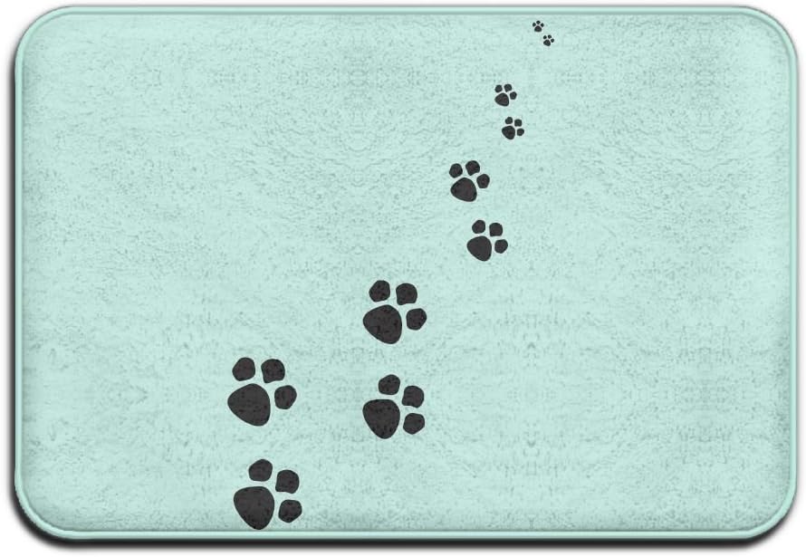 FACAIM Door Mat Paws Footprints Clean Machine High