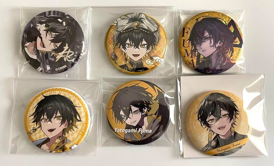 ホロスターズ夜十神封魔缶バッジ