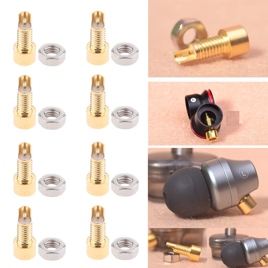 CALANDIS™ 8X Pure Copper Plated Hearphone Earphone MMCX Connector Screws Nut Universal | Coax. Cables & Connectors | Parts & Accessories | Radio Communication-image-49