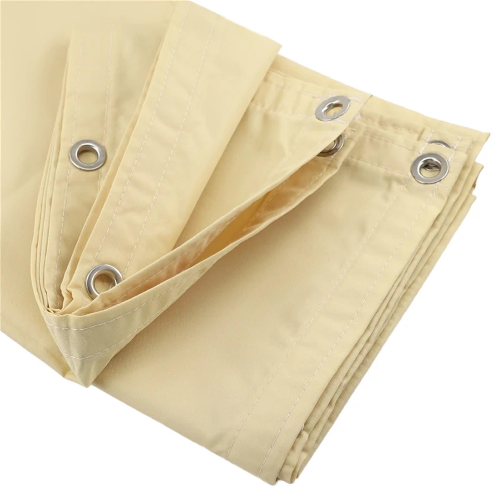 frangivista balcone Recinzione impermeabile Vela Ringhiera for balcone Schermata for la privacy Antipioggia Anti-UV for terrazza Tessuto barriera antivento Panno parasole(Beige - 50CM,0.9x6m)