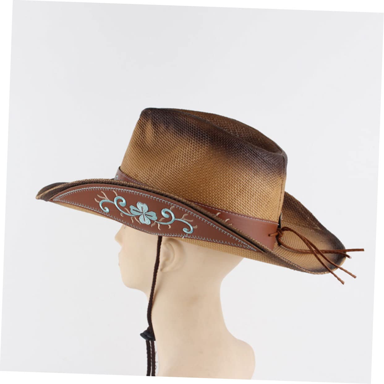 Ipetboom 2 Sombreros De ala Ancha para Mujer Sombreros De Playa Portátiles Viseras Decorativas De Viaje Parasol De Playa
