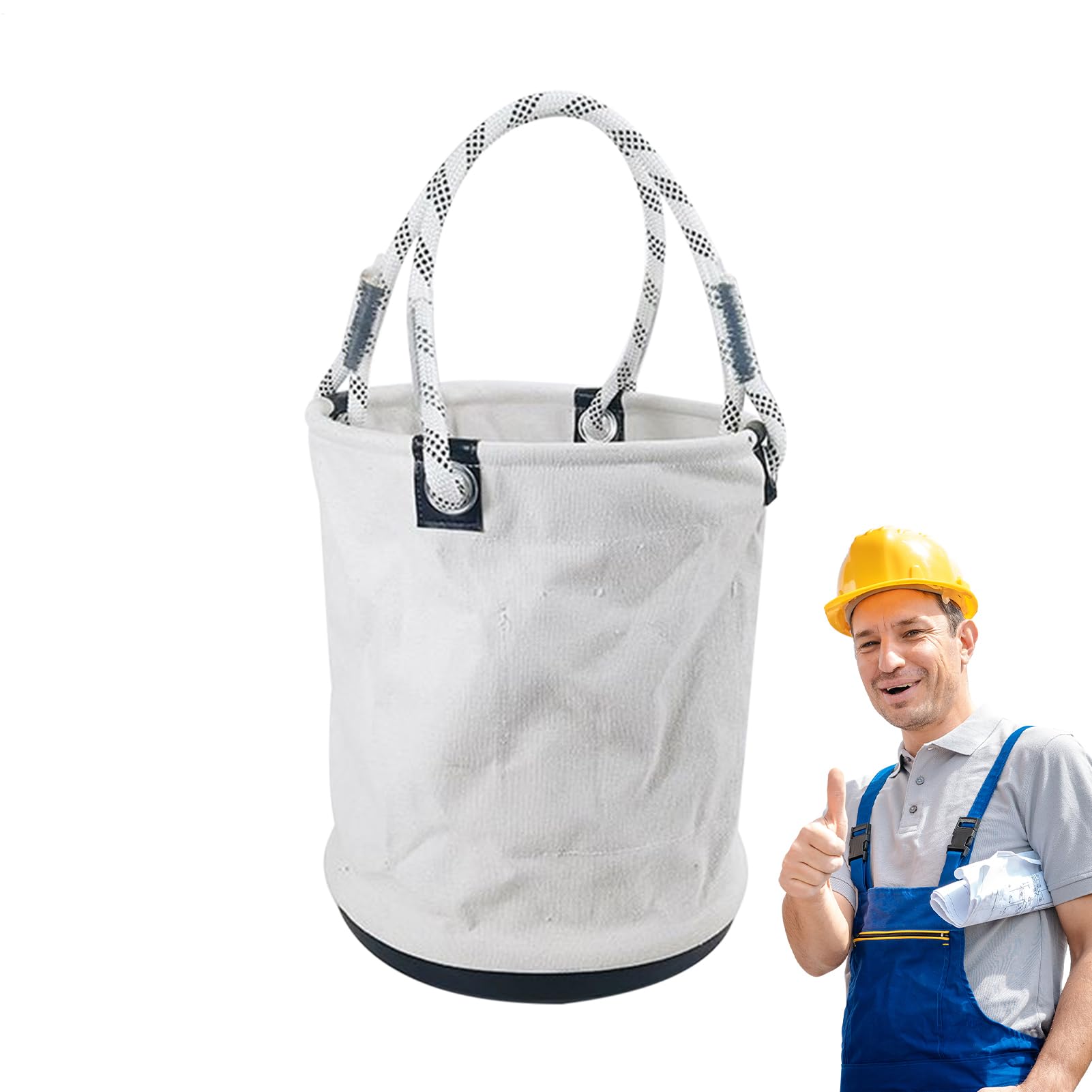 Borsa a secchiello per utensili, custodia per elettricisti, organizer per apparecchiature elettriche, tasca per postazione di lavoro con struttura robusta