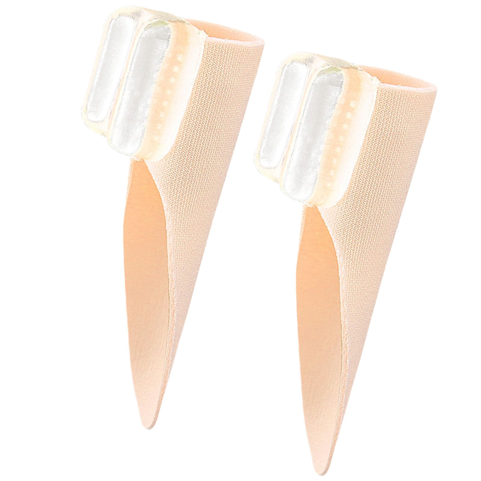 Kangnice Comfortable Toe Dividers For Heel Wearers Gel Bunions Pads 2pcs Set For Foot Care Pressure Relief Footcare