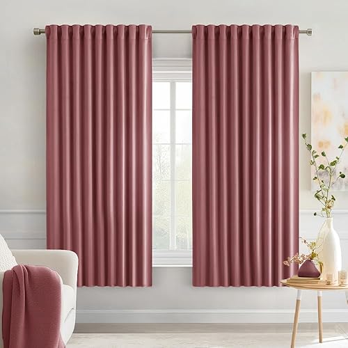 Miniatura 350 de MIULEE Cortinas Opacas de Pestaña Trasera Verde Salvia de 84 Pulgadas de Largo, Juego de 2 Paneles para Sala de Estar y Dormitorio, Privacidad