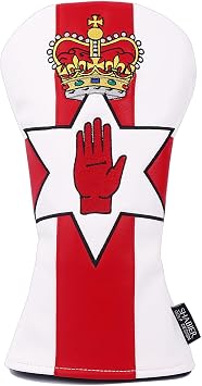 United Kingdom Flag Golf Head Cover Golf Wood Club Headcover Driver Cover