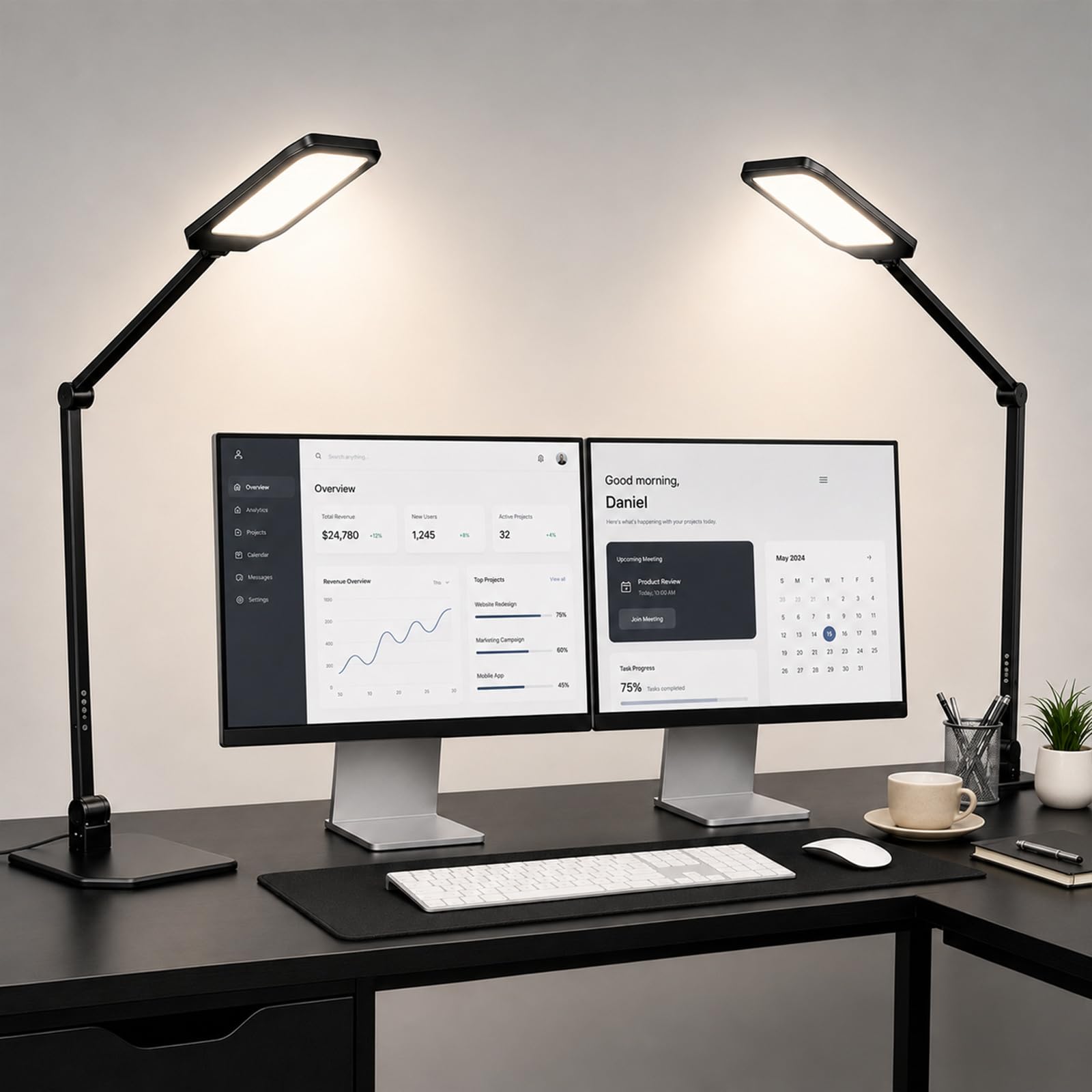 2 Desk Lamps