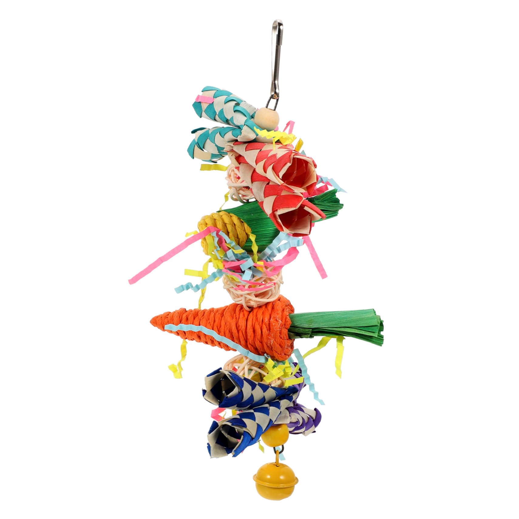 Parrot Gnawing Teeth Budgie Toys Bird Toys for Parrots Parrot Chewing Toy Parakeet Cage Accessories Bird Hanging Toys Parrot Toys Medium Parrots Pet Toys Bird Treats Sepak Takraw