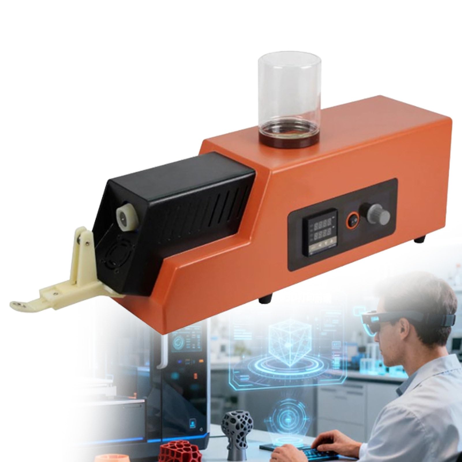 Zykuosus Filament Extruder Machine For nting, Adjustable Speed and Dual Diameter PLA ABS PVA HIPS Materials