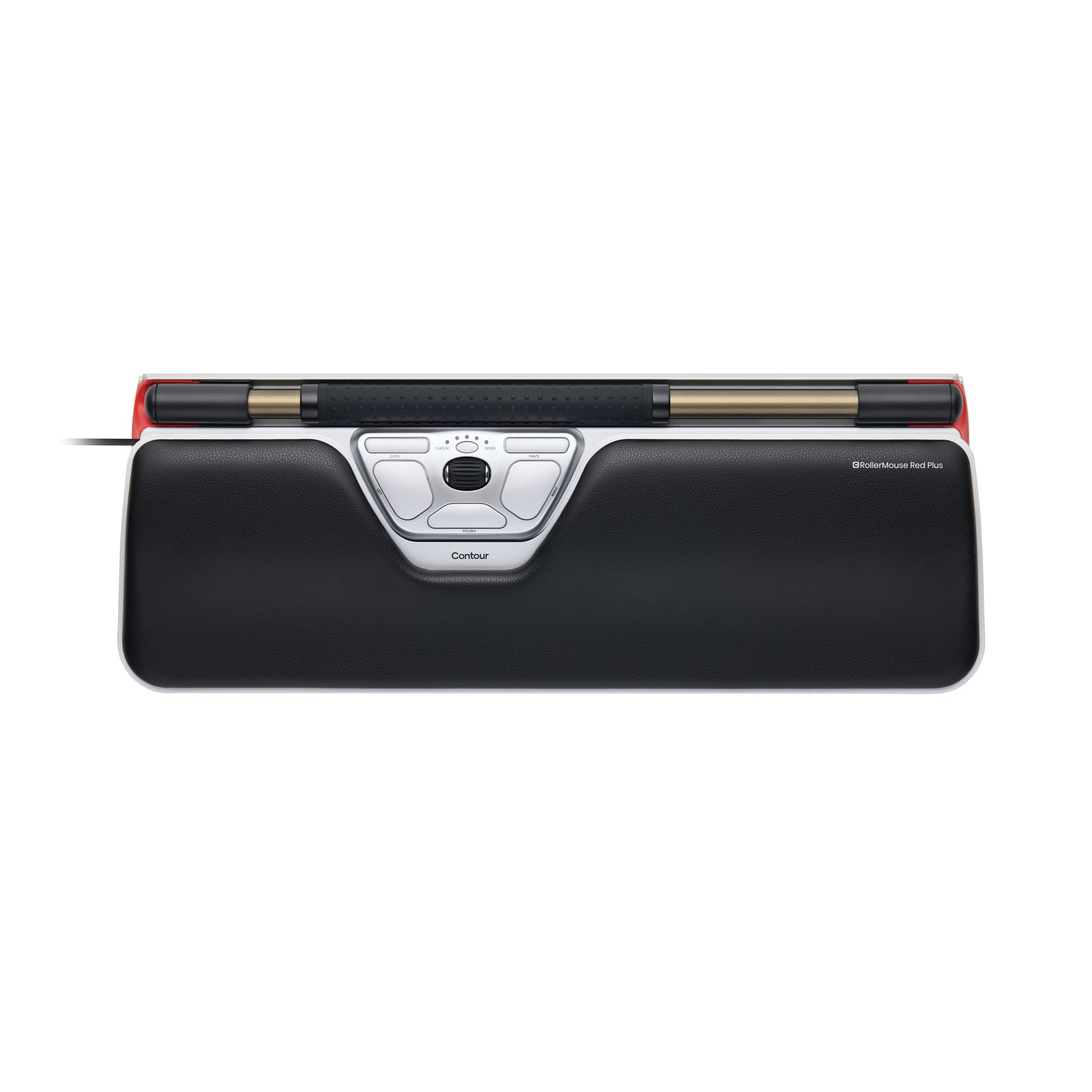 Contour Design RollerMouse Red Plus, Client Fin, Filaire - pointeur centré - Ergonomique - pour droitiers et gauchers - avec Fil - USB-C