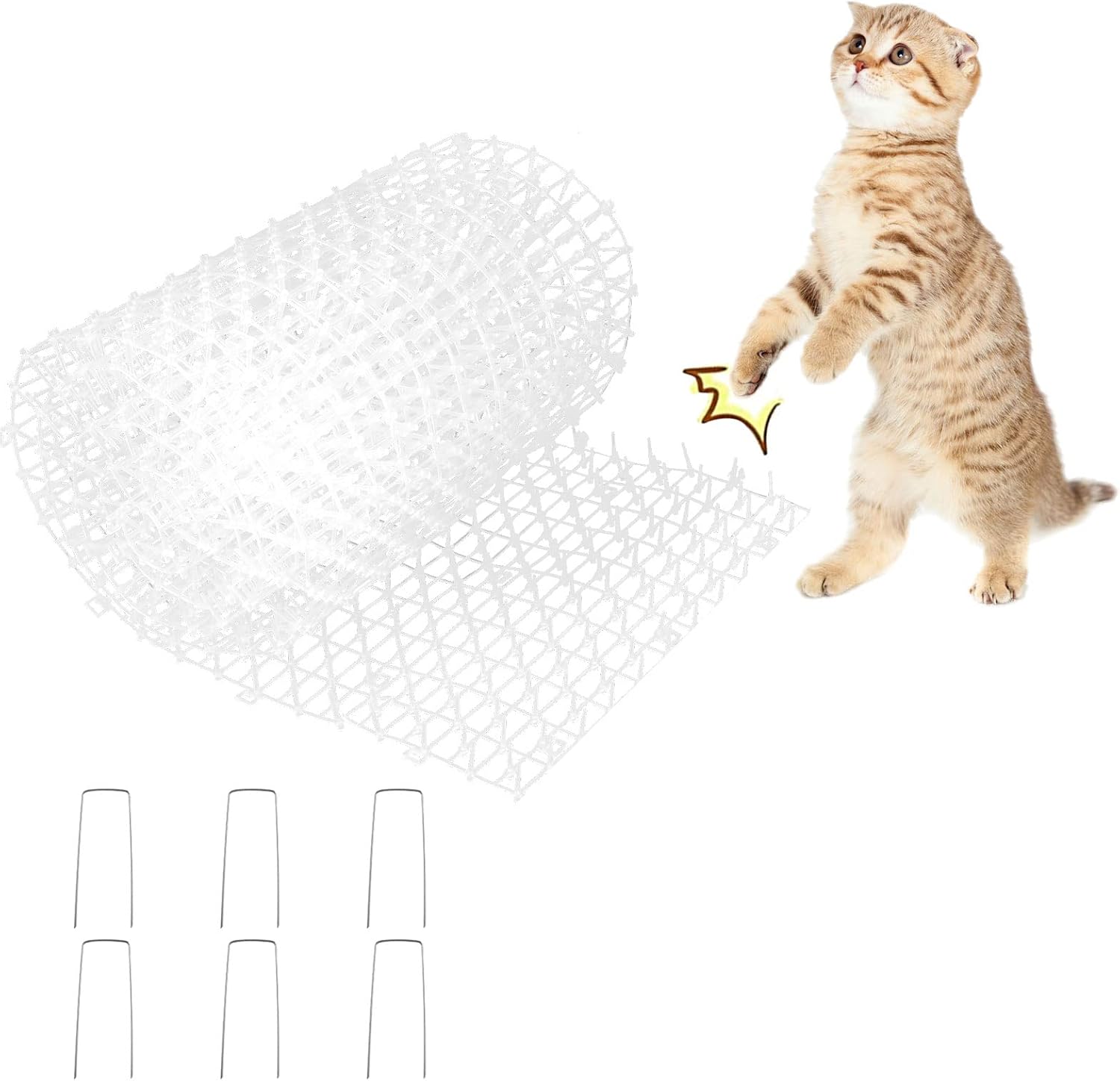 Cat Scat Mat with Spikes 79 x 12 Inch Scat Mat for Cat
