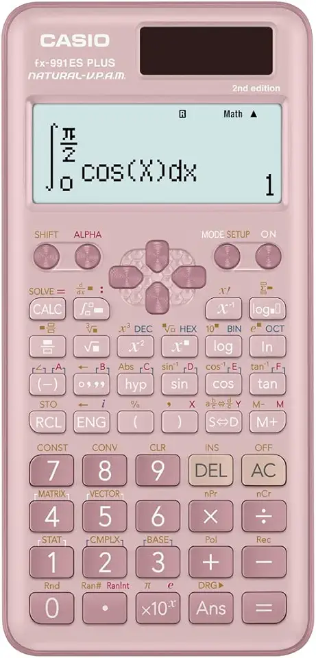Calculadora Científica, Casio, FX-991, Esplus-PK, 417 Funções, Rosa