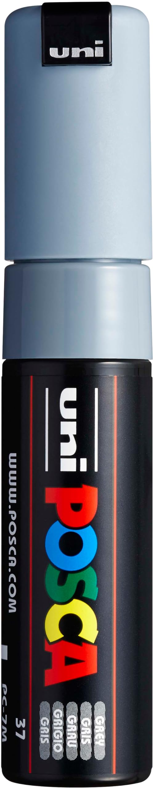 uni-ball posca PC-7M BROAD BULLET GREY
