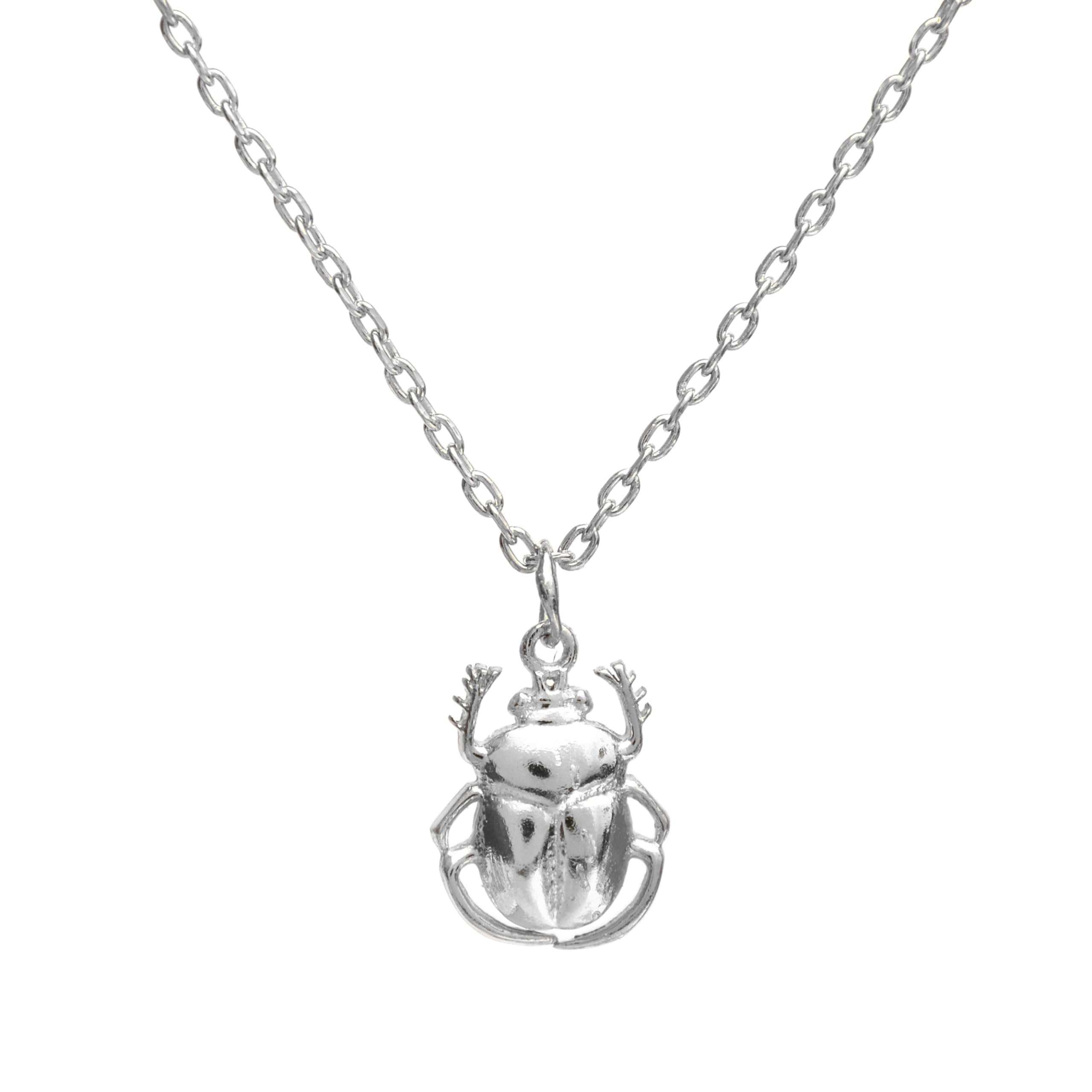 See full amazon price history chart for GEMINSPIRE Silver Scarab Beetle Charm Necklace, Dainty Amulet, Minimal, Handmade, 925 Sterling Silver, 18 inch Adjustable Chain, Gift for Her GEMINSPIRE Silver Scarab Beetle Charm Necklace, Dainty Amulet, Minimal, Handmade, 925 Sterling Silver, 18 inch Adjustable Chain, Gift for Her (B0CJVHJ6H2) Amazon Price History, Amazon Price Tracker