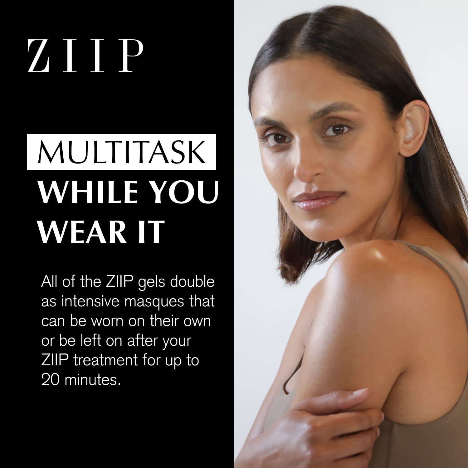 ZIIP Silver Conductive Gel with Hylauronic Acid. Hydrating & collagen