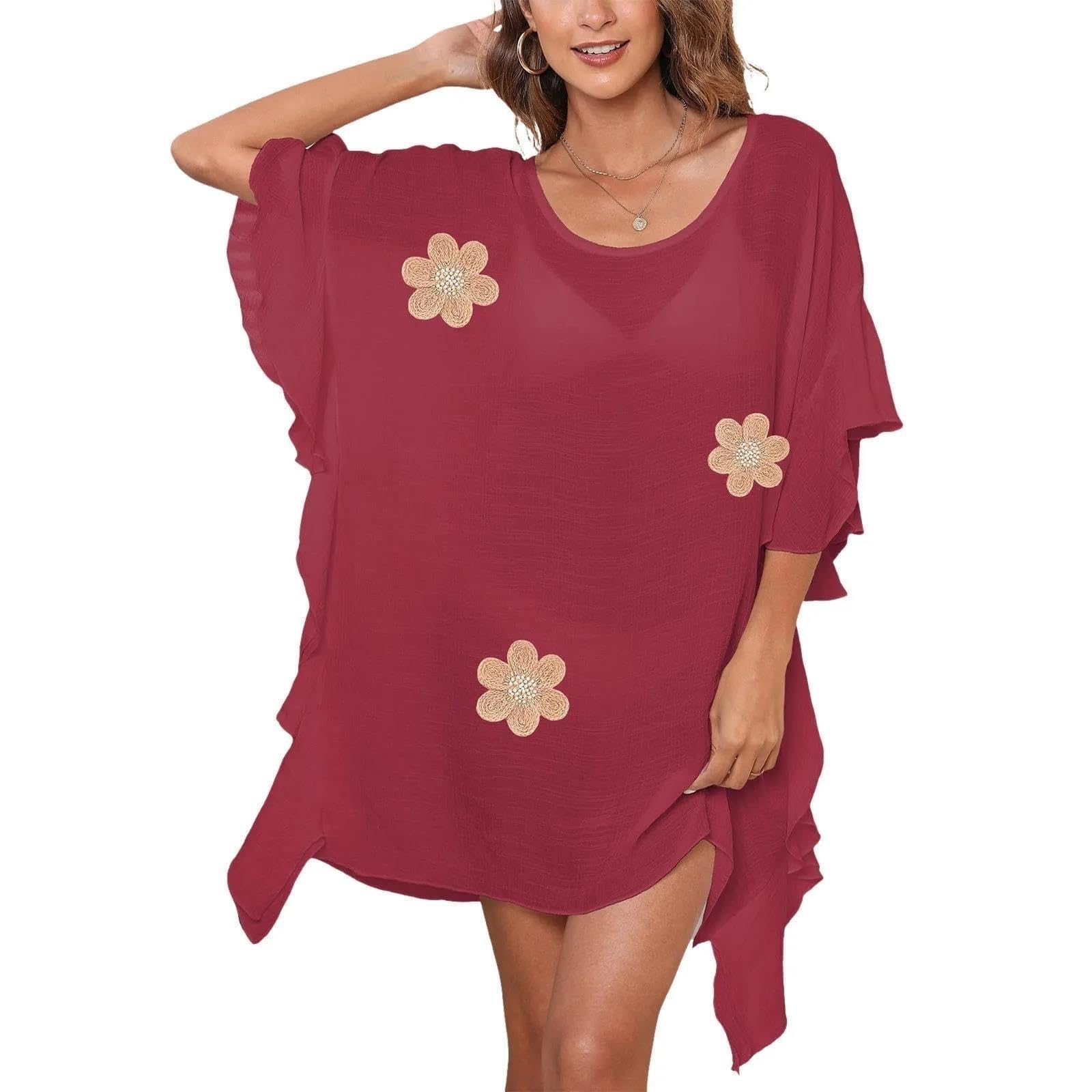 Pareos Playa Mujer Ropa Playera Túnica De Playa