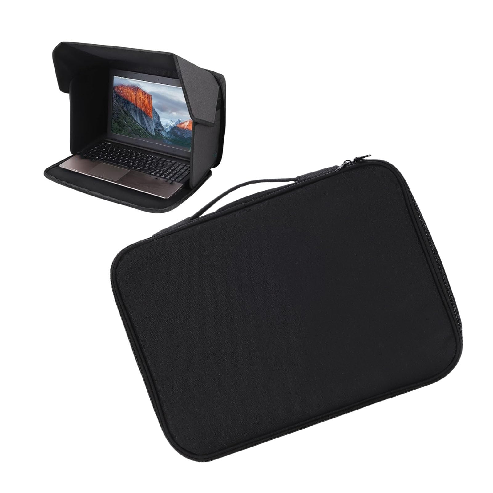 Pare-Soleil et intimité pour Ordinateur Portable, Polyester, Sac Pare-Soleil Portable Pliable pour Ordinateurs Portables de 12 à 14 Pouces, Protection Solaire Anti-éblouissement pour Une