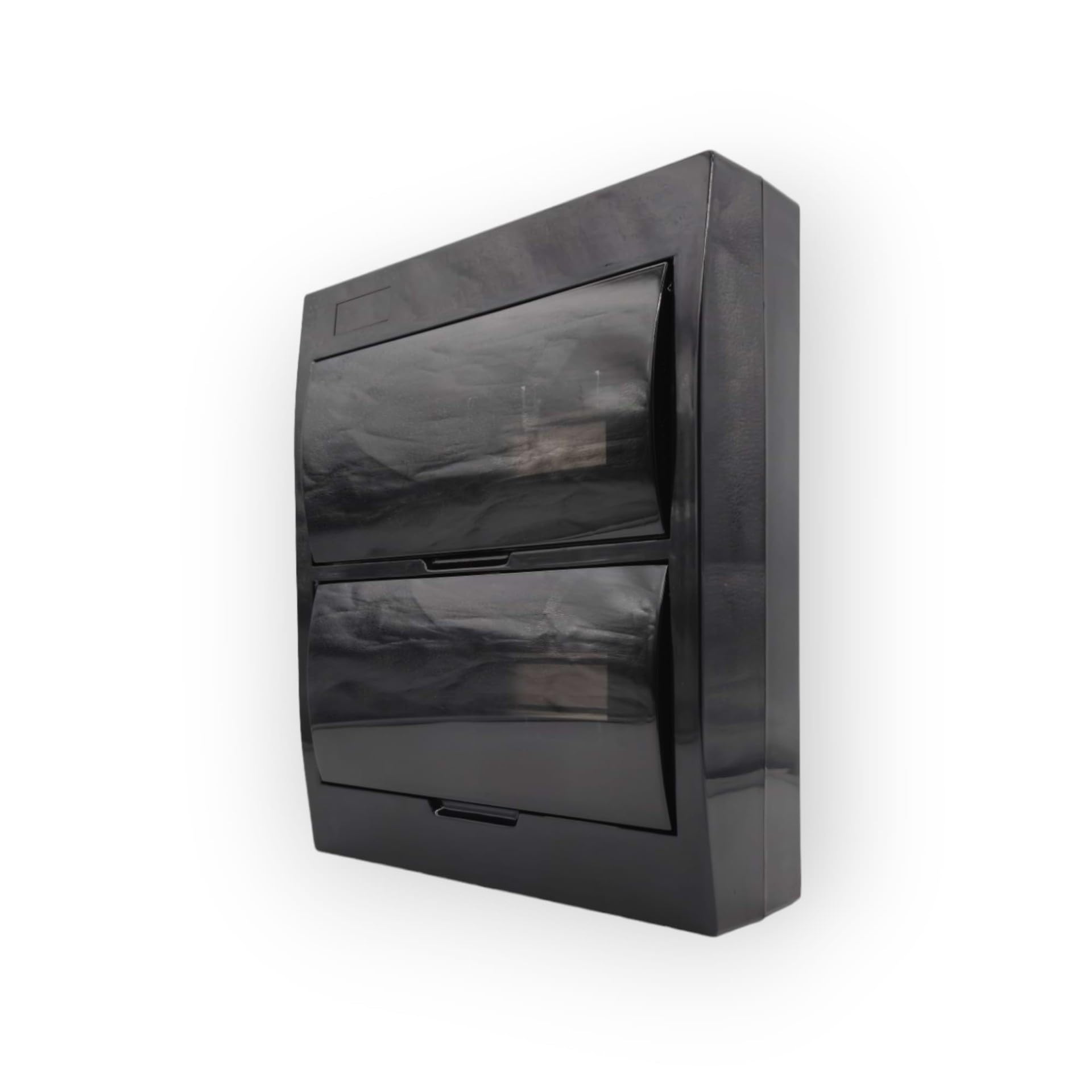 Sicherungskasten 24 Module Aufputz IP41 Schwarz