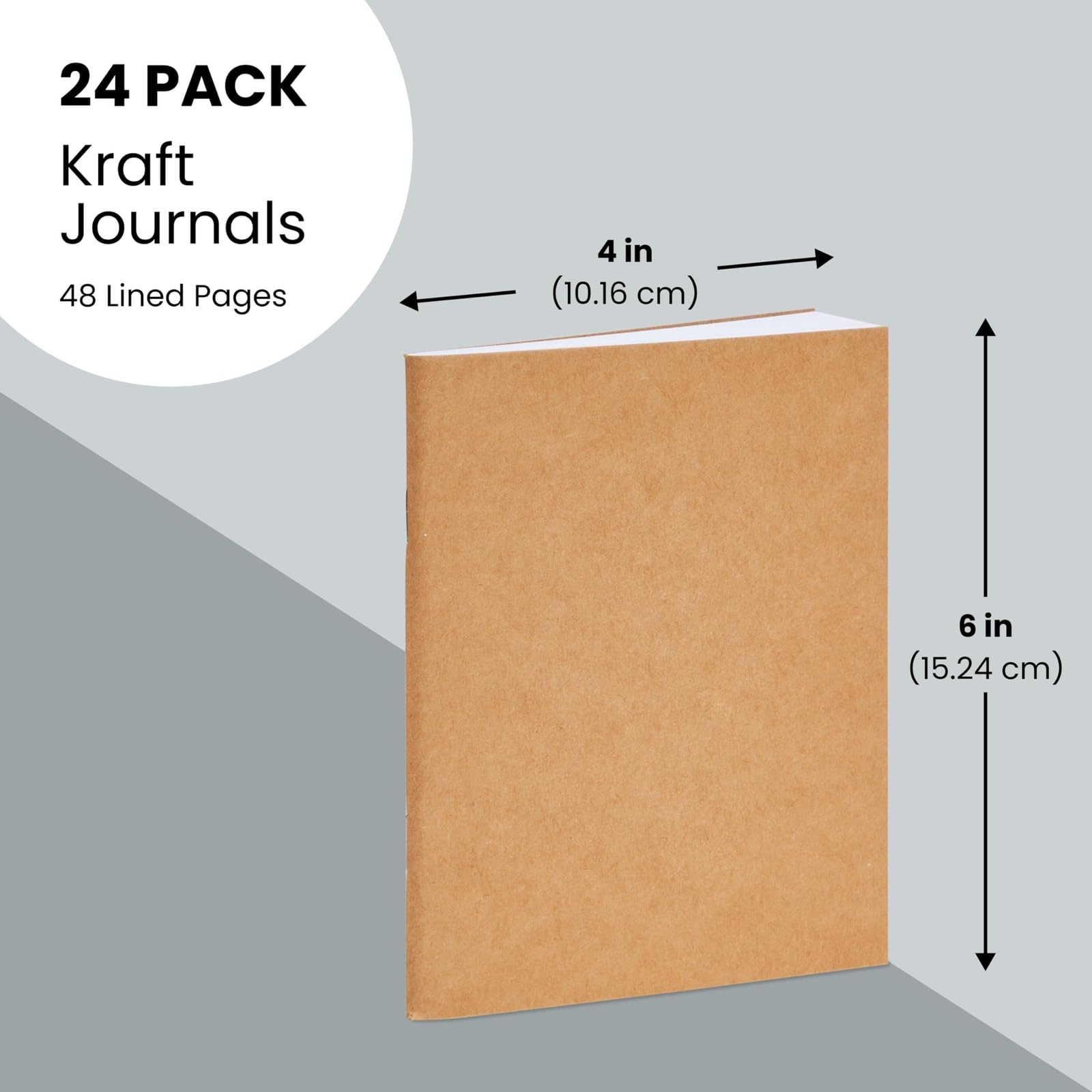 Paper Junkie Quaderni Bulk, 48 pagine a righe, 10,2 x 15,2 cm, mini diari per scrittura, disegno, scarabocchiare, regali per studenti, apprezzamento degli insegnanti, forniture per classe, set di
