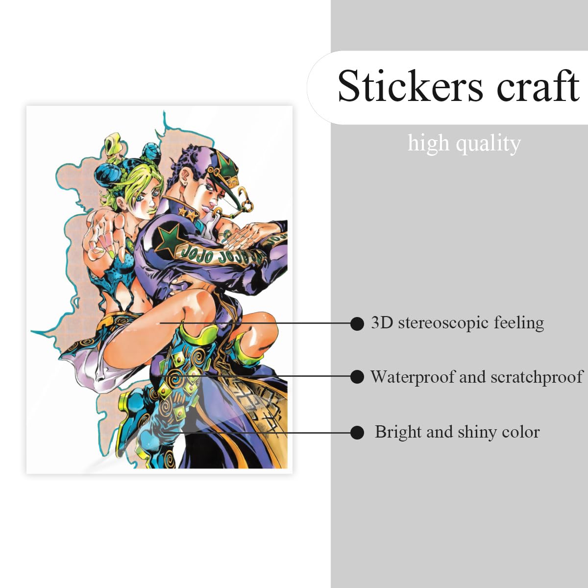 Amazon.co.jp: ジョジョの奇妙な冒険 空条徐倫 1枚 クリスタル