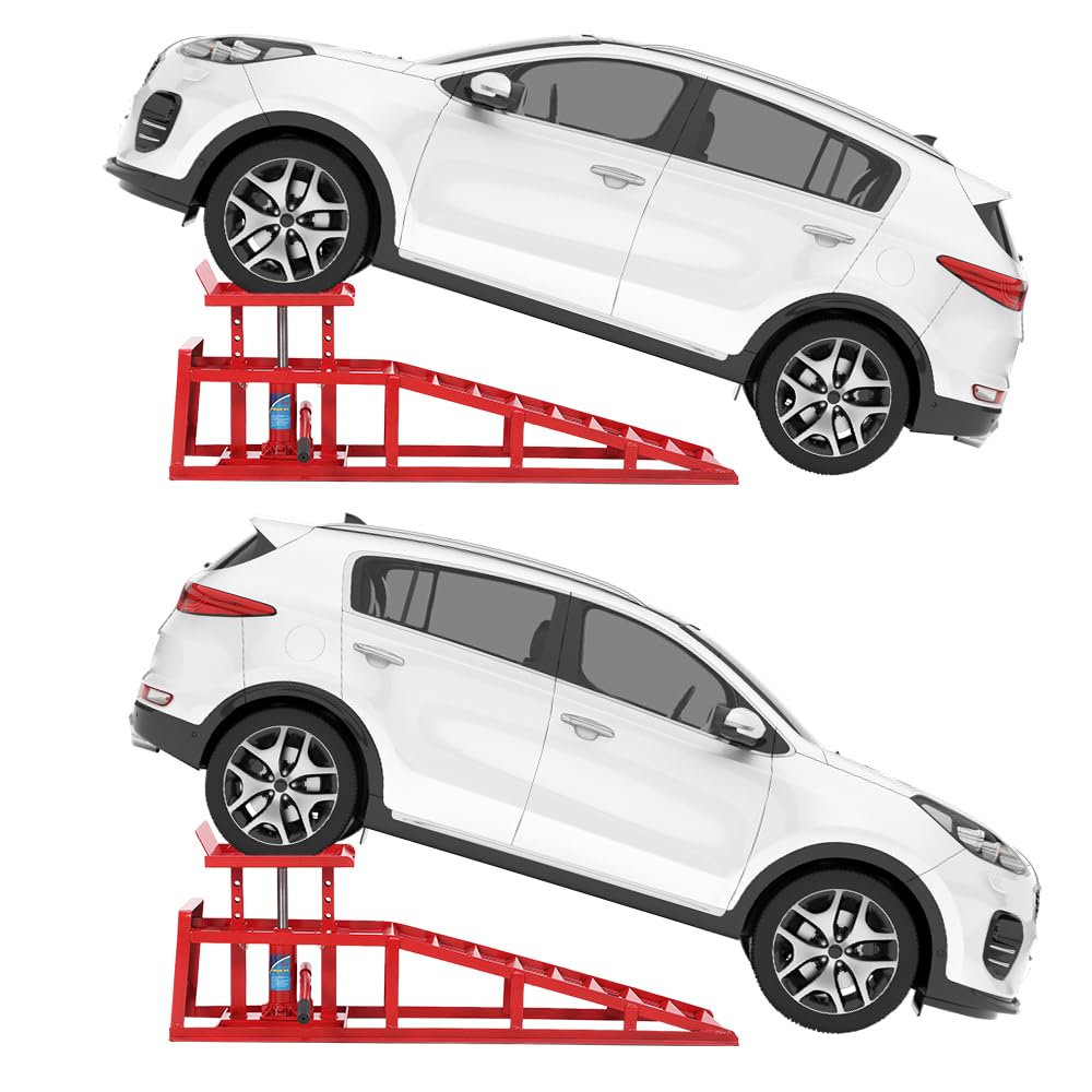 EliteEdge Hydraulic Car and Truck Service Ramps
