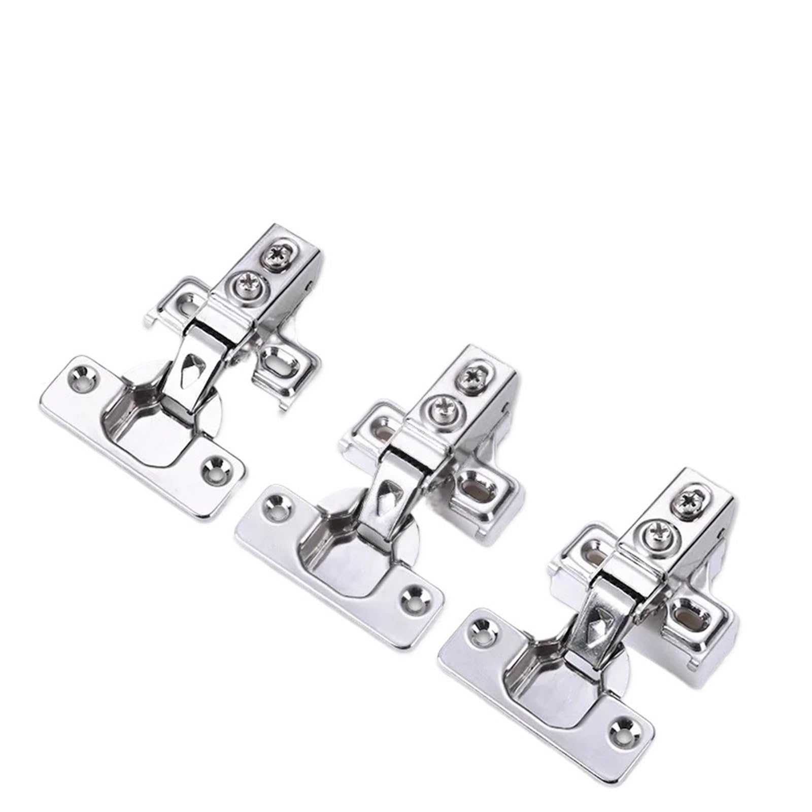 Kdhcvkz Regular No Overlay 10Pcs Cabinet Hinge 5/8" 1/2" Overlay(Regular No Overlay)