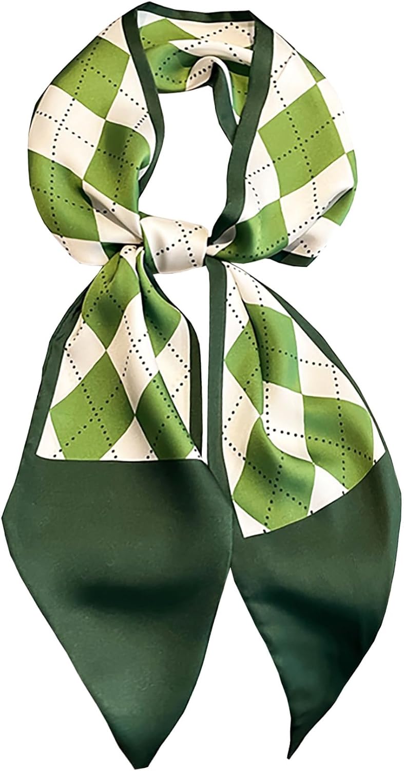 Purse Scarf For Handbags Head Scarves For Women's Hair Bags Scarfs Long Skinny Scarves Fashion Silky