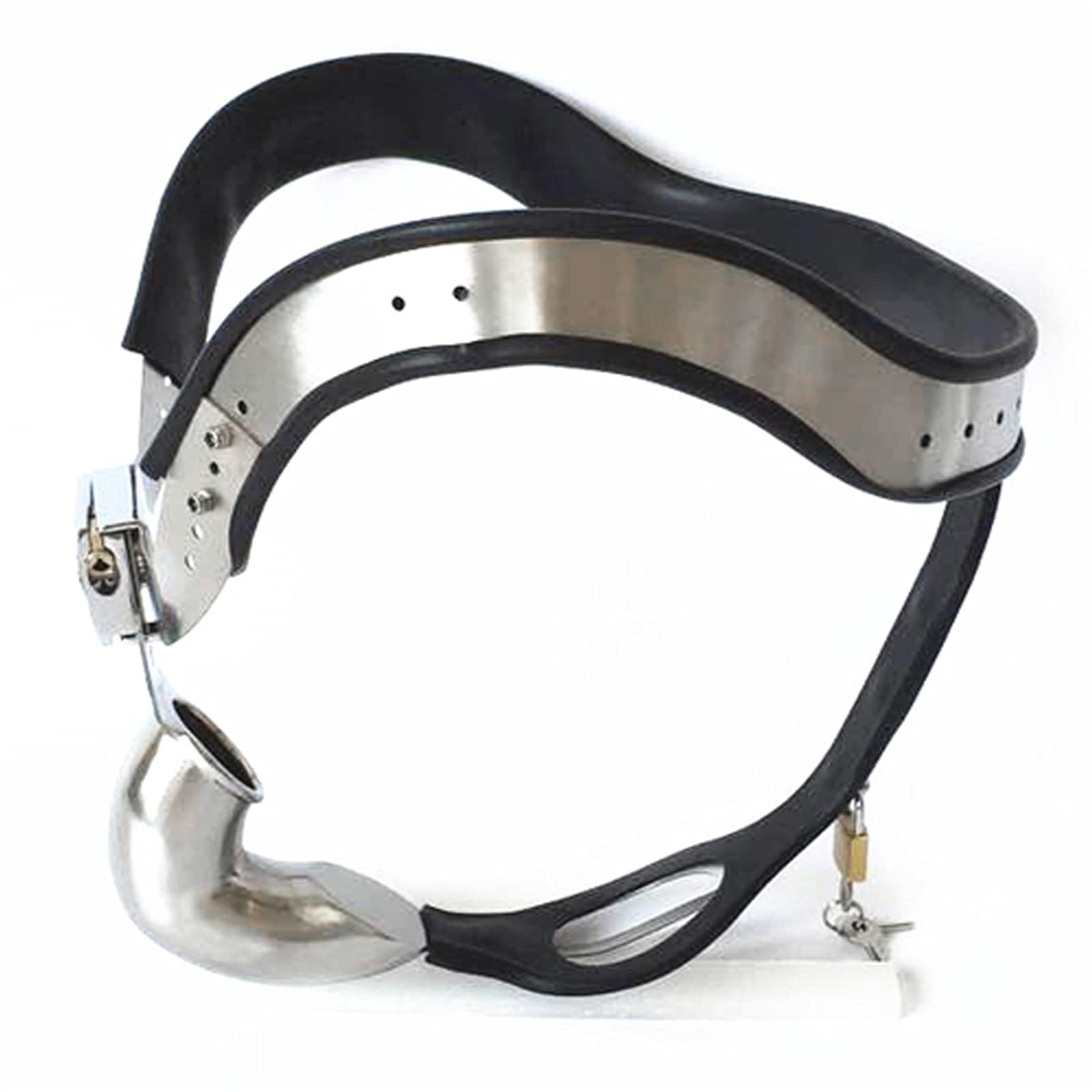 Chastity Belt, Un Set Sessuale Per Uomini Che Include Una Gabbia Per Il Pene, Un Plug Anale Rimovibile E Una Cintura Di Castità, Che Offre Alle Coppie Un'esperienza Stimolante