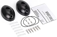 Vista 7 de Sensor infrarrojo de seguridad, contraparte automática de un solo haz 12/24 V, alarma detector impermeable, 1 par de medio huevo 65.6 ft