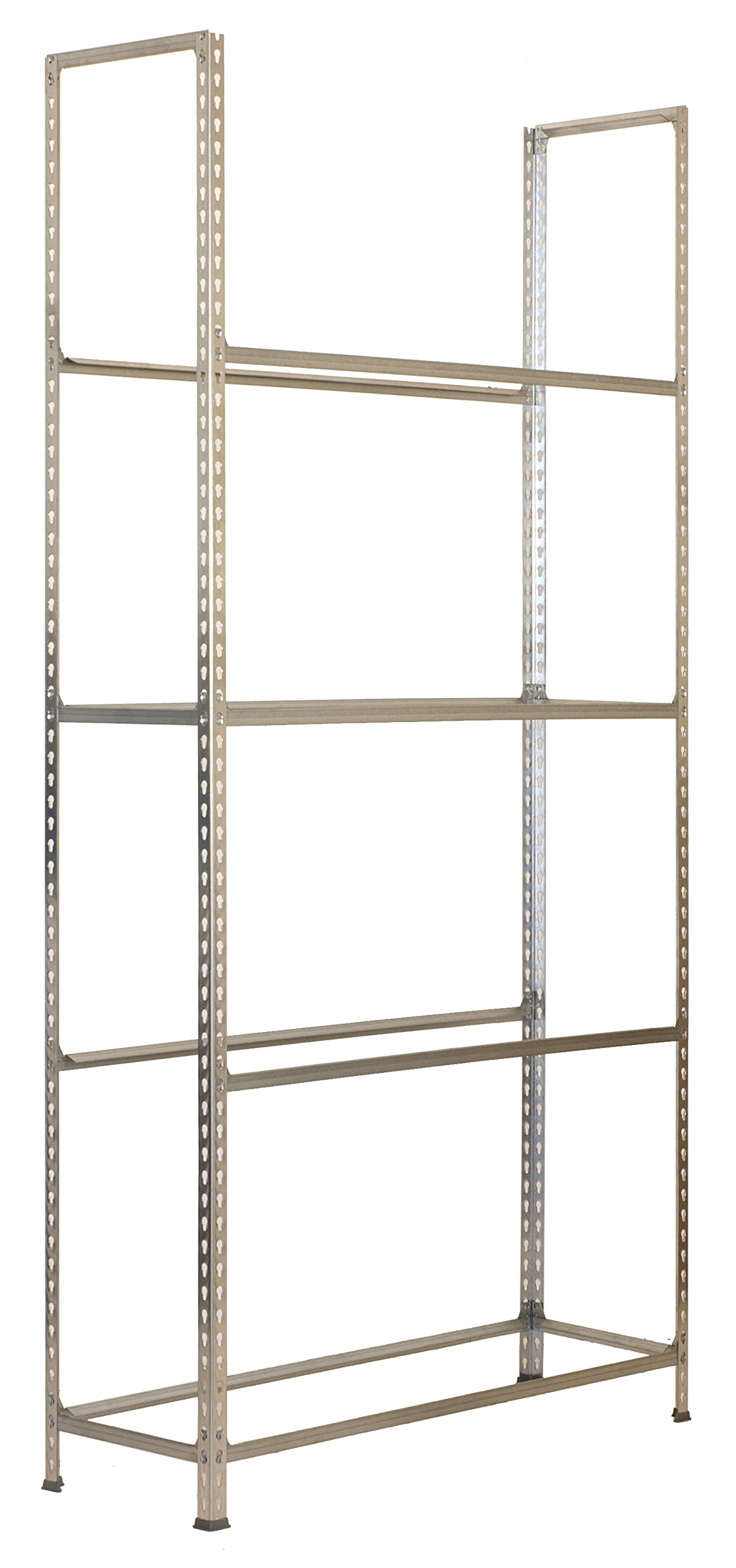 Simon Rack Estantería para Neumáticos, Soporte Neumáticos, 4 Niveles, Alta Capacidad Carga 90 kg, 2000x1000x300 mm, Estantería para 16 neumáticos, Galvanizado - Simonauto