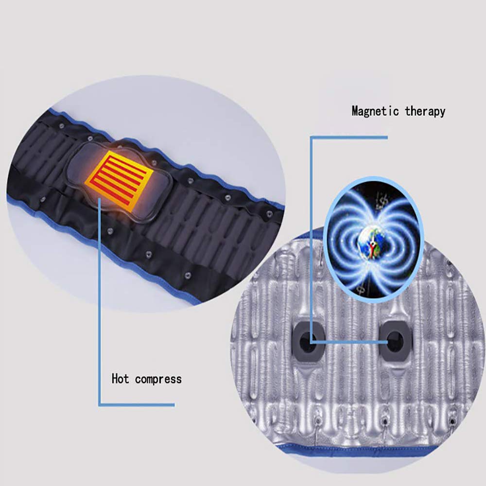Faja Lumbar Fitness, cinturón de Soporte de Cintura Inflable, Terapia de Calor con Envoltura térmiate Inferior de la Espalda para aliviar el Dolor de la Cintura Tensión Muscular