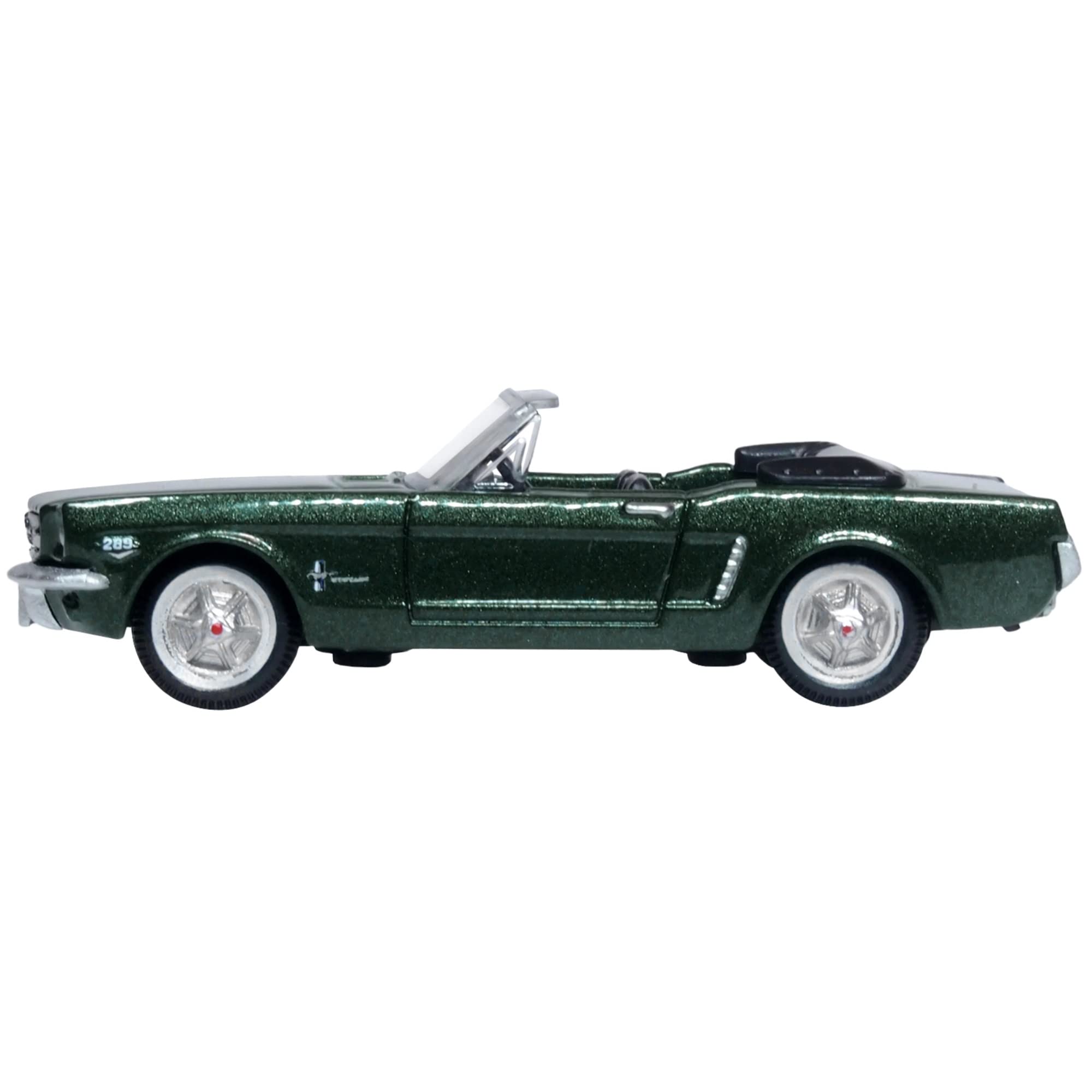 Amazon.com: Diecast 1965 Ivy Green Mustang Convertible 1:87 Scale