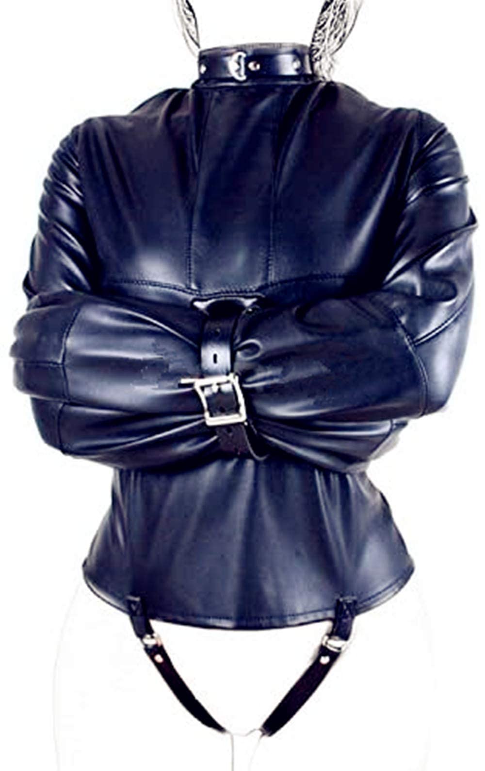 MFMYEE BDSM Bondage Cuero Erótico Lencería Chaqueta de fuerza Adulto Juguetes Productos SM Fetiche Sexo Toy