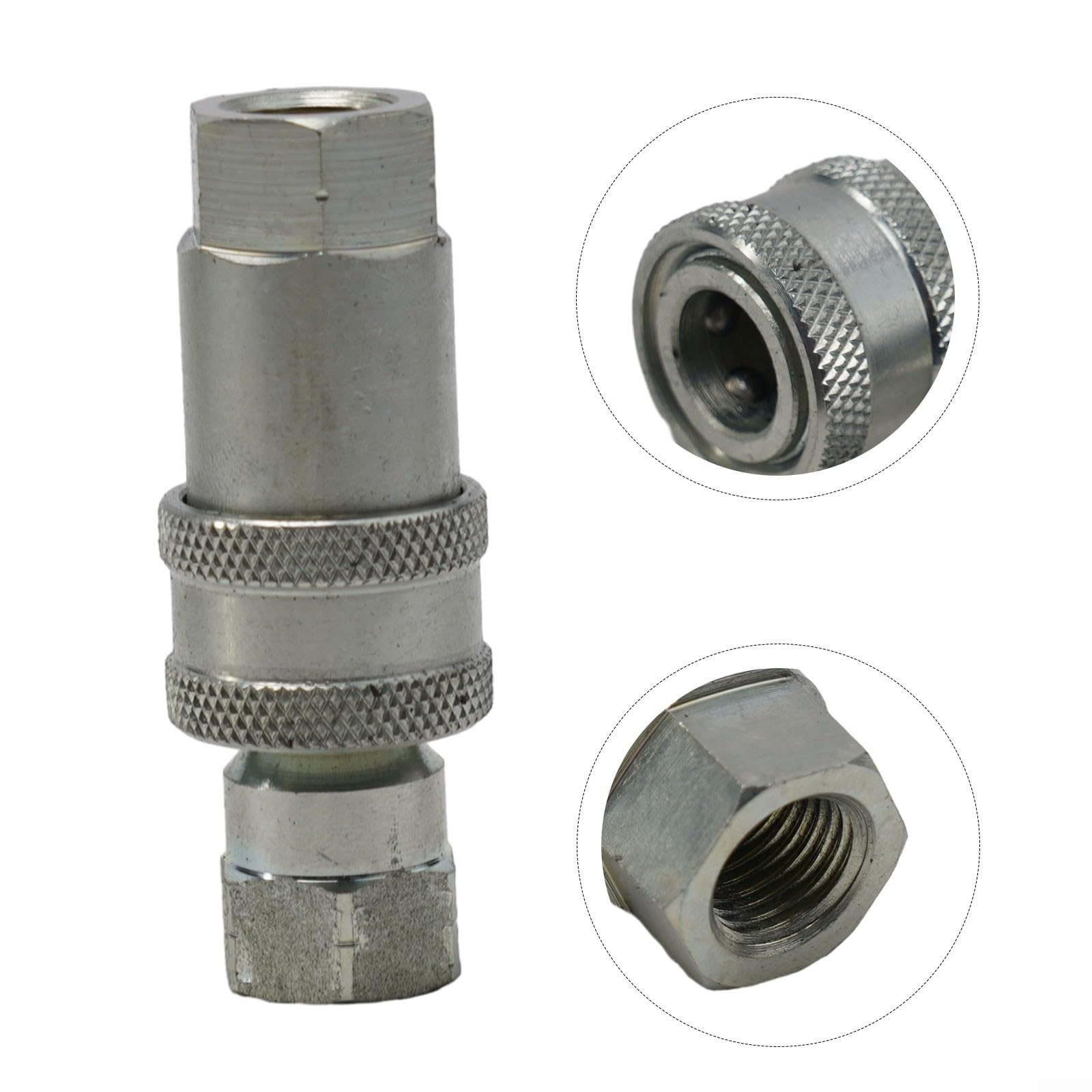 Raccord à dégagement rapide ISO7241-A NPT 3/8" argenté (NPT-1)