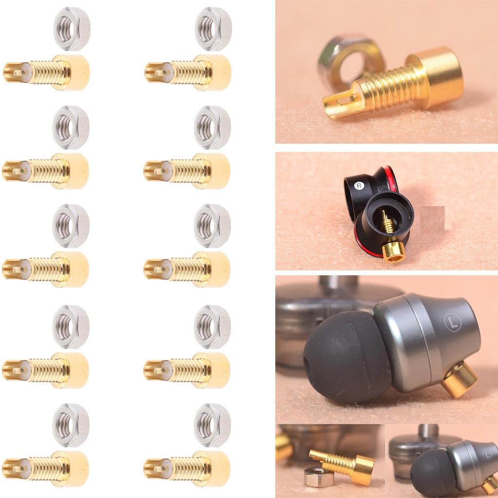 CALANDIS™ 10xPure Copper Plated Hearphone Earphone MMCX Connector Screws Nut Universal | Coax. Cables & Connectors | Parts & Accessories | Radio Communication-image-48