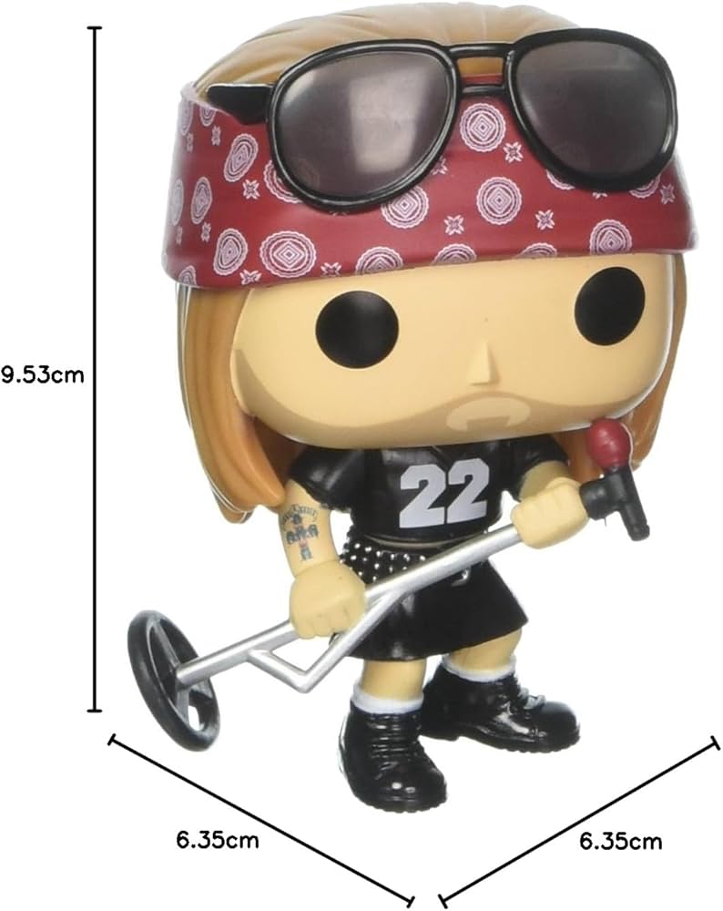 Guns N' Roses - Axl Rose Funko Pop! Rocks Vinyl Figure (Bundled with Compatible Pop Box Protector Case), Multicolored, 3.75 inches : Amazon.in: Toys & Games