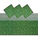 Grass Field Plastic Table Cloth for Sports Party (54 x 108 in, 3 Pack)