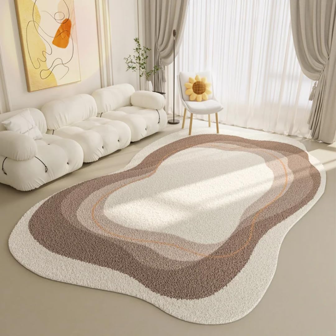 Tapis minimaliste moderne de salon pour réchauffer votre chambre ou coin lecture 80x120cm